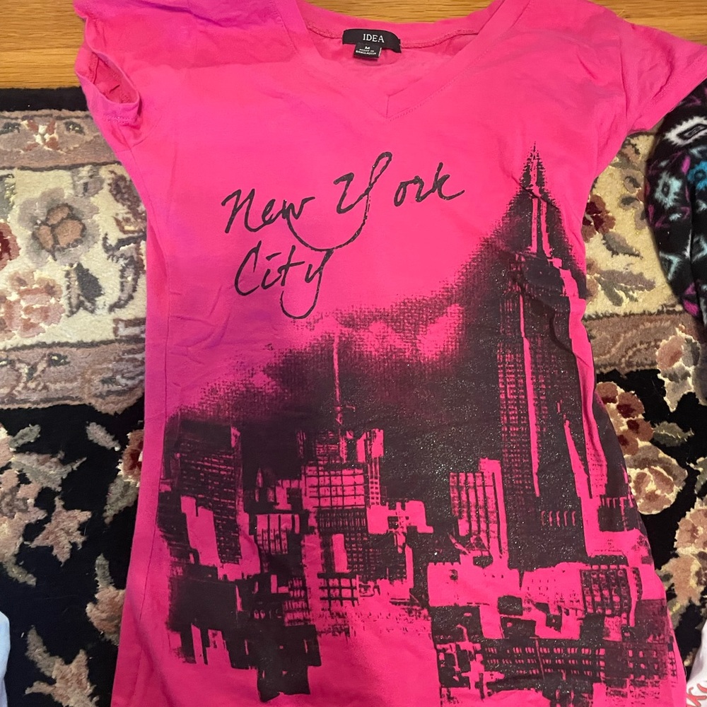 Pink NYC T shirt